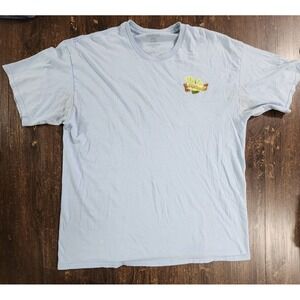 Margaritaville "Why don't we get Drunk" T-Shirt Beach Men's XL Light Blue